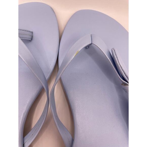 Baby Blue Talbots Bow Tie Thong Sandals Women's Size 7.5 Pre-owned - Picture 5 of 8